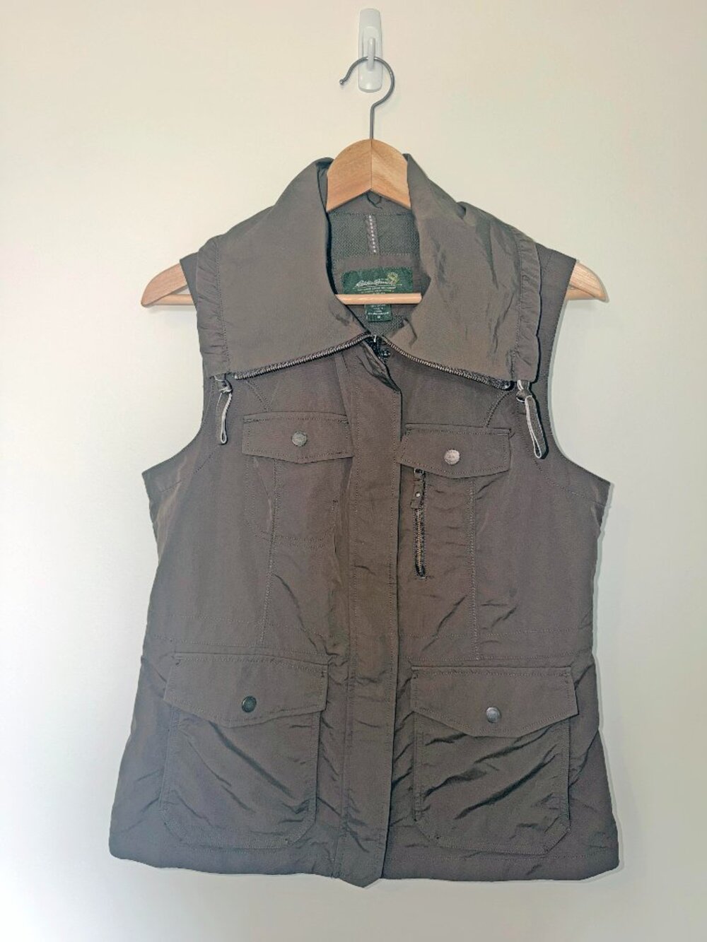 Eddie Bauer Olive Green Vest M